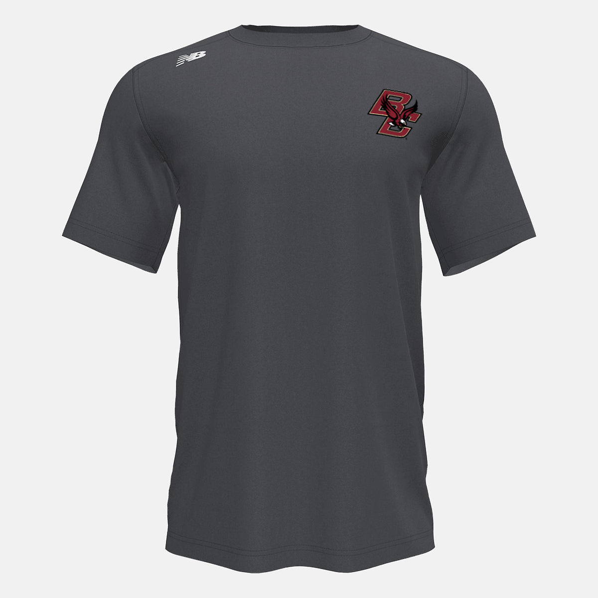 Dark Heather Short Sleeve Tech Tee(Boston College) | New Balance Clothing