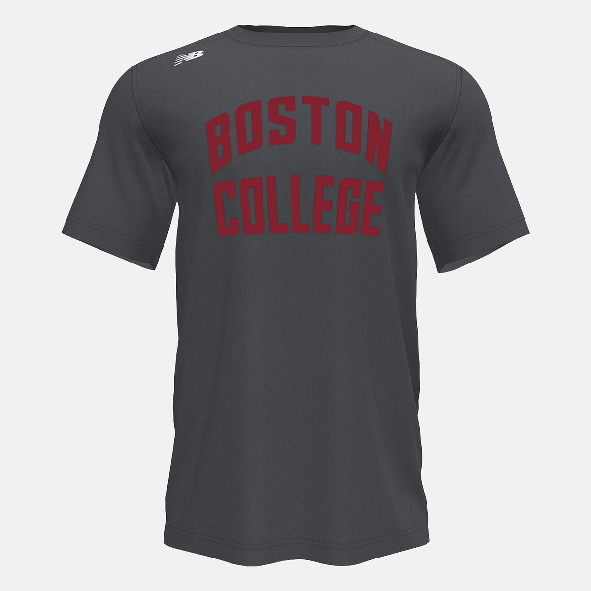 Dark Heather Short Sleeve Tech Tee(Boston College) | New Balance Clothing