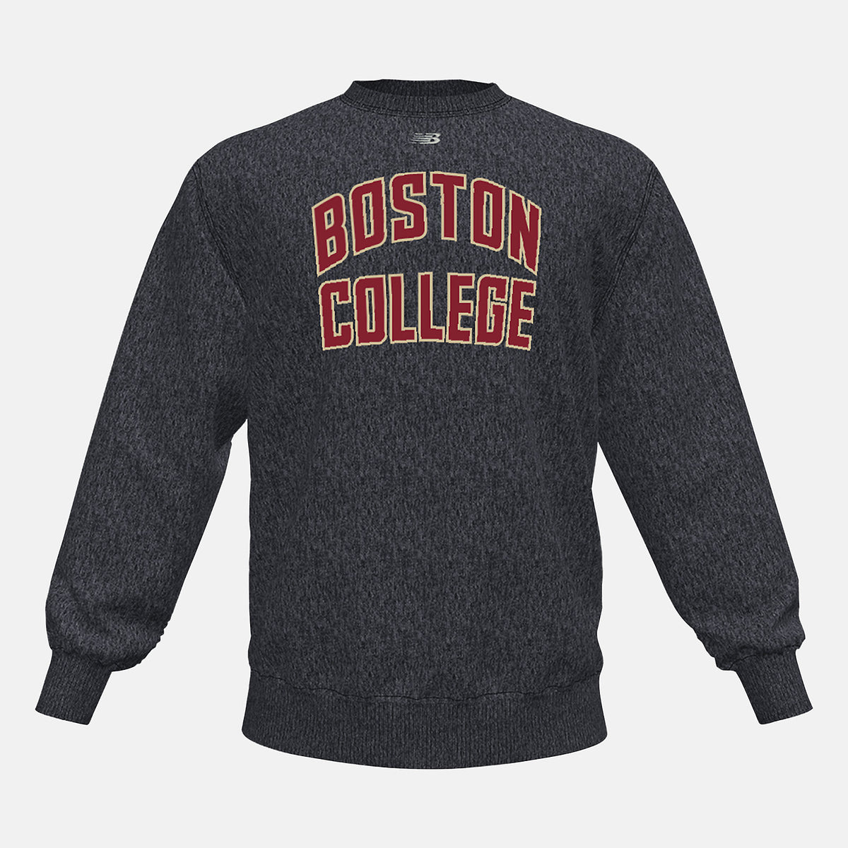 Black Heather NB Crew Fleece(Boston College) | New Balance Clothing