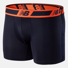 Pigment/Pigment Print NB Dry 6 Inch Boxer Brief 2 Pack | New Balance Accessories