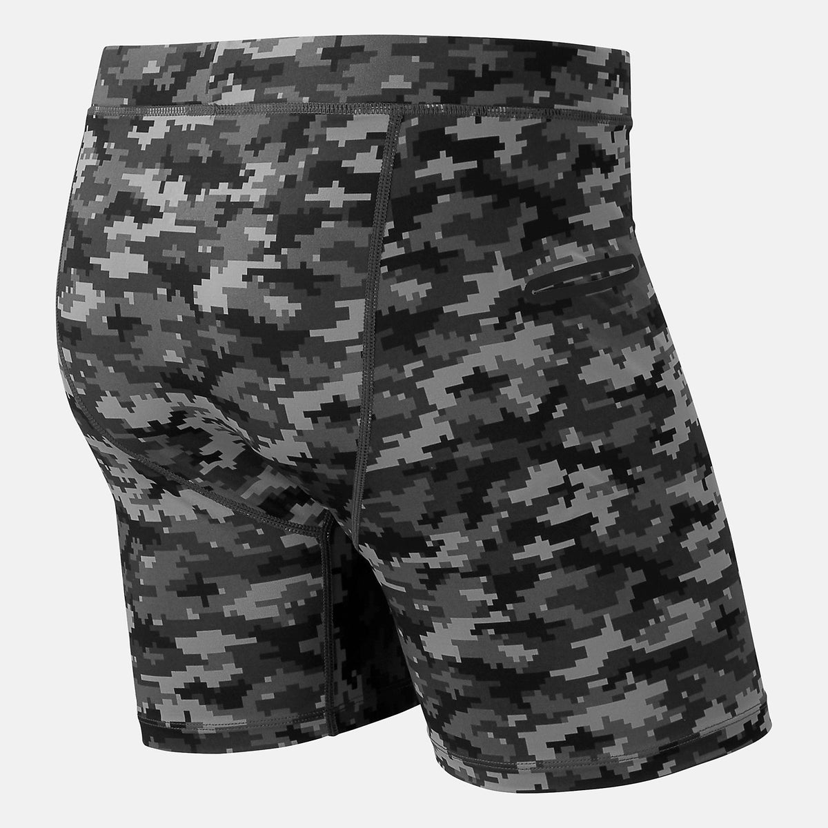 Black/Digital Camo Premium 6 Inch Pocket Boxer Brief 1 Pair | New Balance Accessories