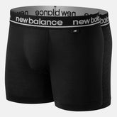Black/Dark Heather Grey Men Viscose 5 Inch Boxer 2 Pack | New Balance Accessories