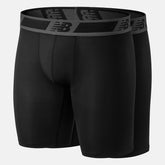 Black Men Dry/Fresh 9 Inch Brief 2 Pack | New Balance Accessories