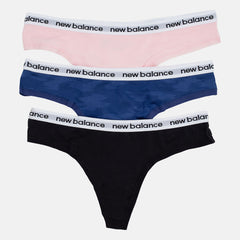 Black Eversoft Thong 3 Pack | New Balance Accessories