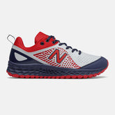 Red/White and Navy Fresh Foam Velo v2 Turf | New Balance Shoes