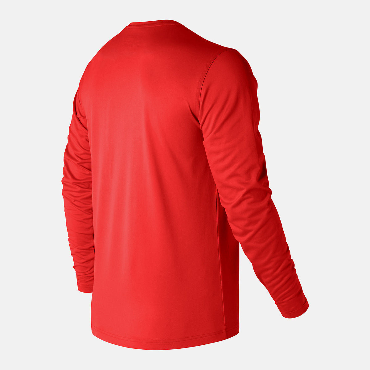 Team Red LS Tech Baseball Tee | New Balance Clothing