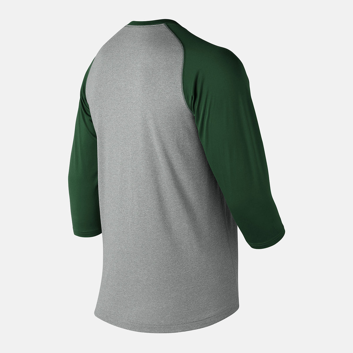Team Dark Green 3/4 Baseball Raglan Top | New Balance Clothing