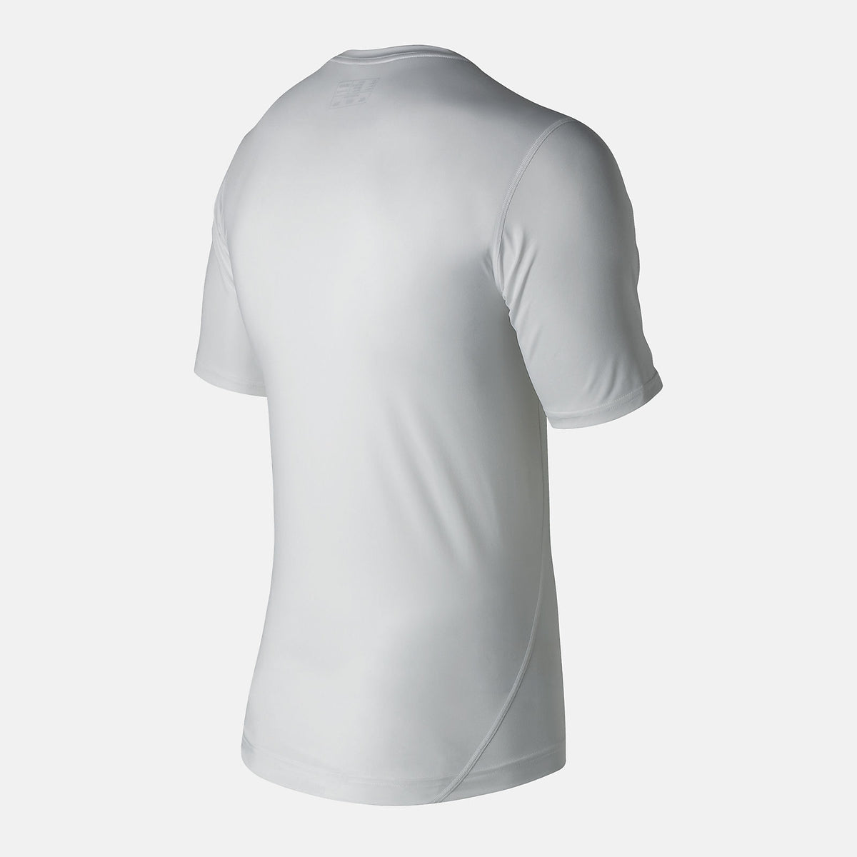 White NB SS Compression Top | New Balance Clothing