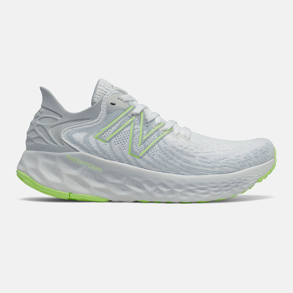 White/Bleached Lime Glo Fresh Foam 1080v11 | New Balance Shoes