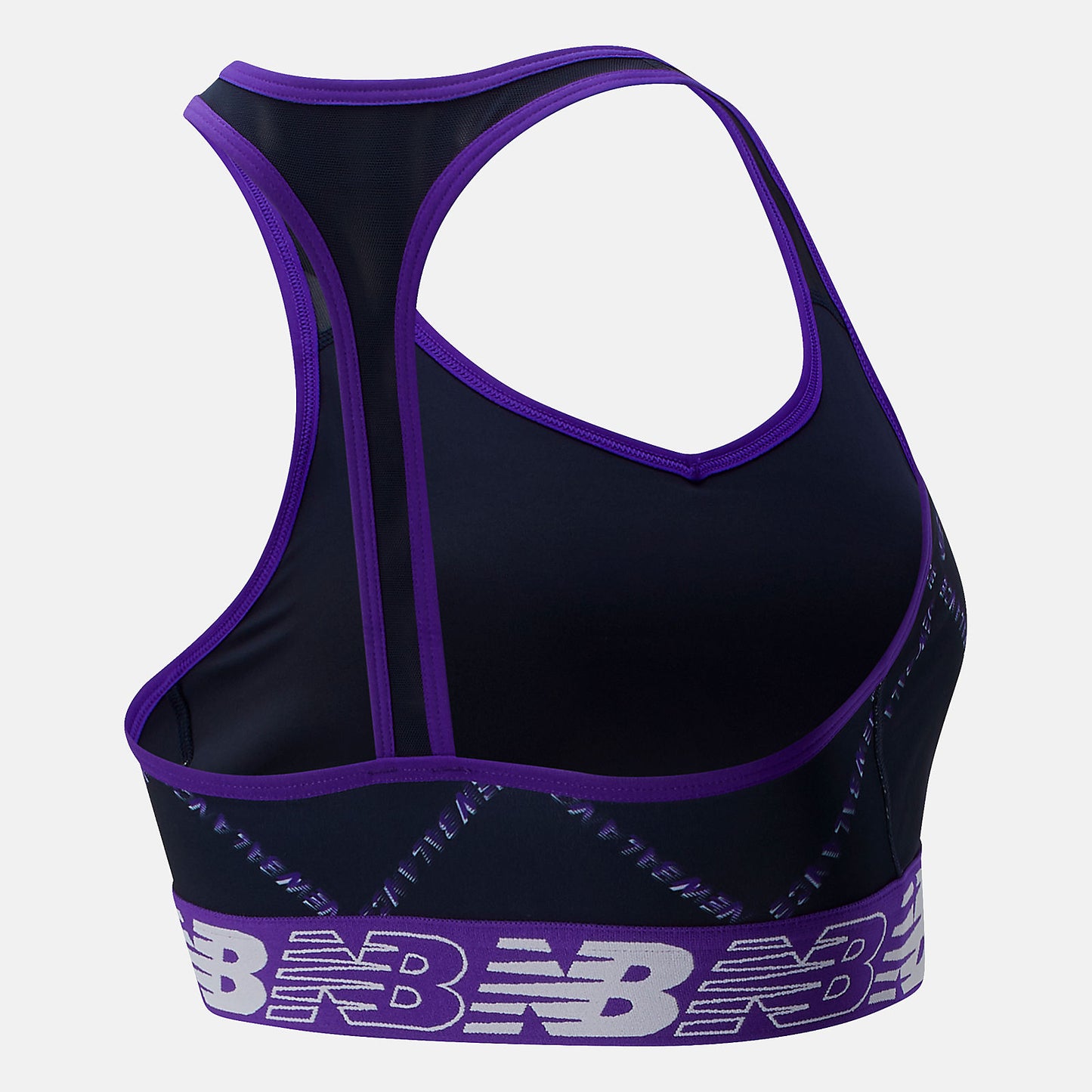 Deep Violet NB Pace Bra Printed 3.0 | New Balance Clothing