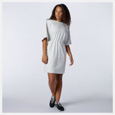 Sea Salt Heather NB Athletics Tee Dress | New Balance Clothing