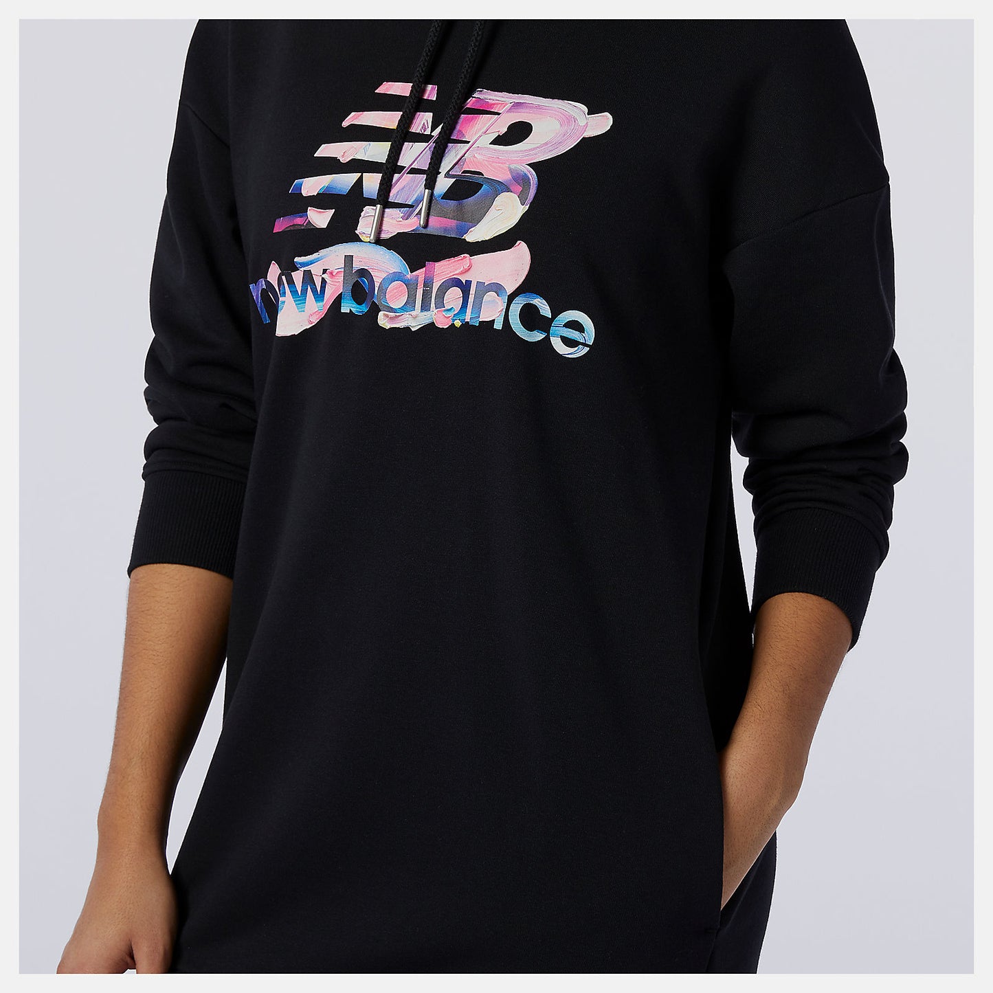 Black NB Athletics Erin Loree Hoodie Dress | New Balance Clothing