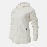 Sea Salt Heather NYC Marathon NB Heat Loft Jacket | New Balance Clothing