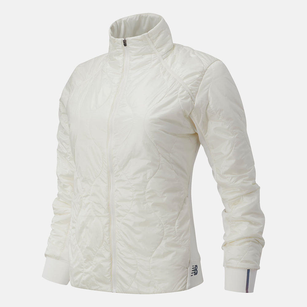 Sea Salt NYC Marathon Q Speed Quilted Jacket | New Balance Clothing