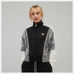 Black NB Athletics Higher Learning Stripe Track Jacket | New Balance Clothing