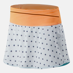 Orange Printed Tournament Skort | New Balance Clothing