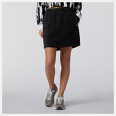 Black NB Athletics Collide Terry Skirt | New Balance Clothing