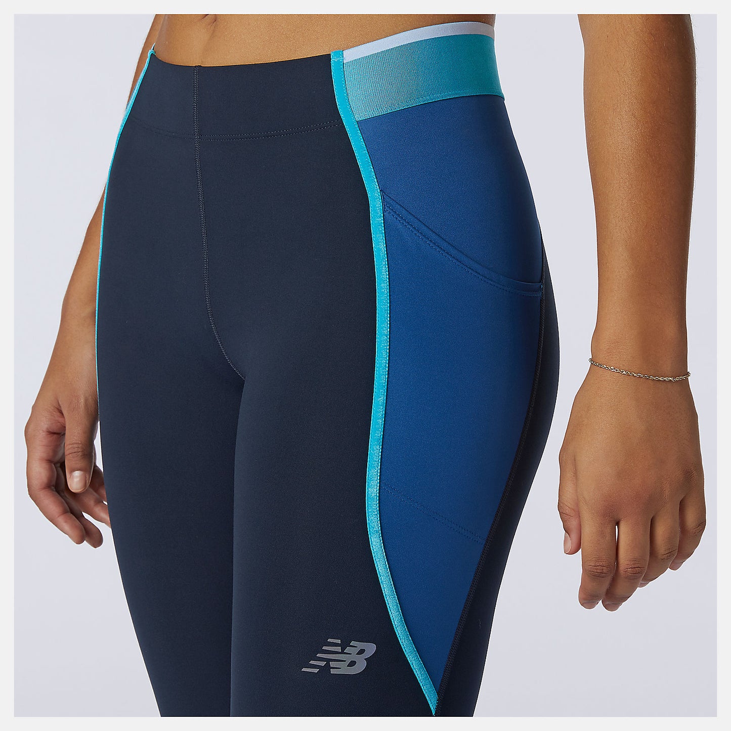 Captain Blue Q Speed Fuel Novelty 7/8 Tight | New Balance Clothing