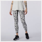 White Relentless Printed High Rise 7/8 Tight | New Balance Clothing