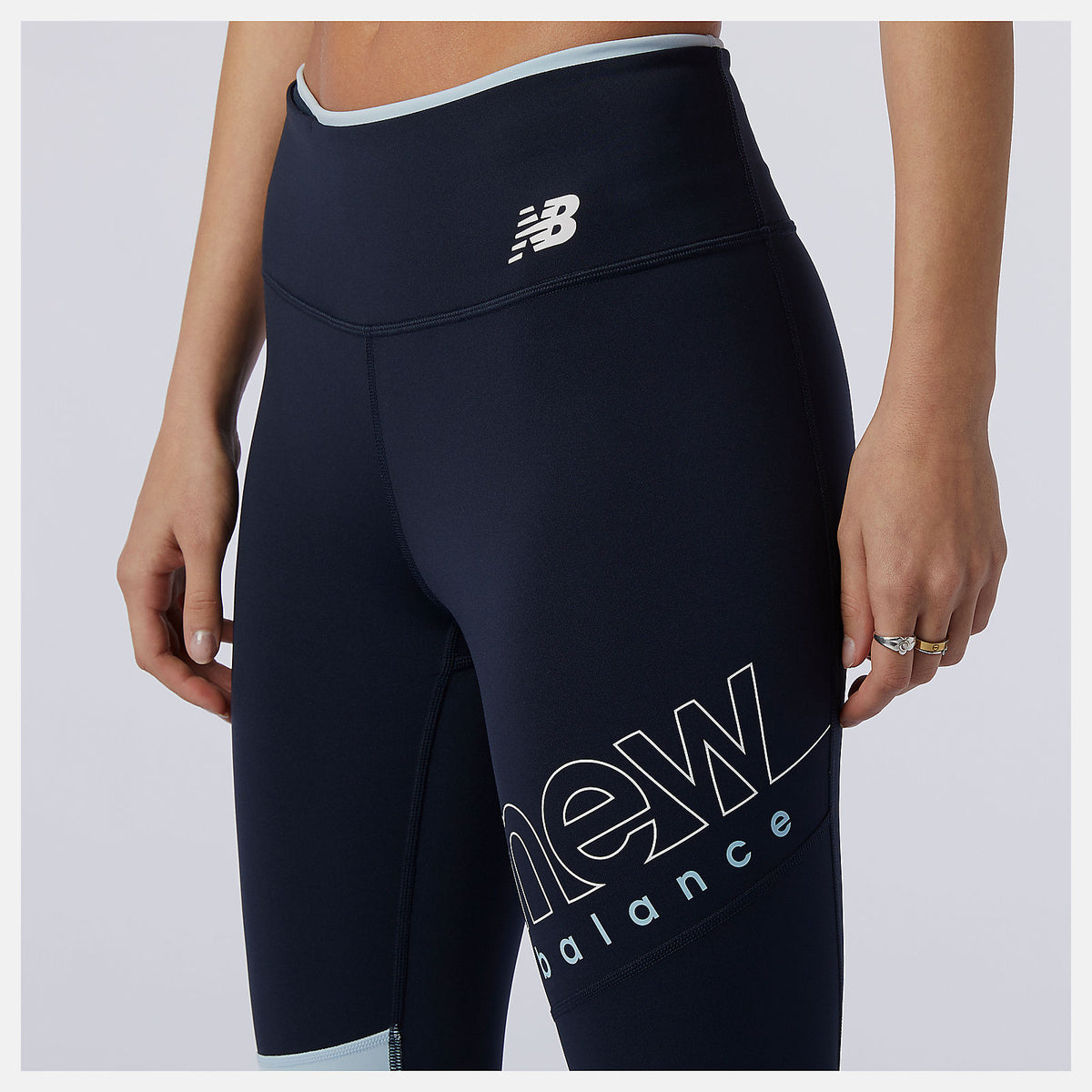 UV Blue Heather Printed Fast Flight Tight | New Balance Clothing