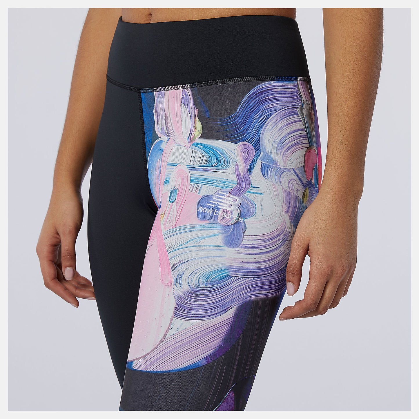 White Print NB Athletics Erin Loree Legging | New Balance Clothing