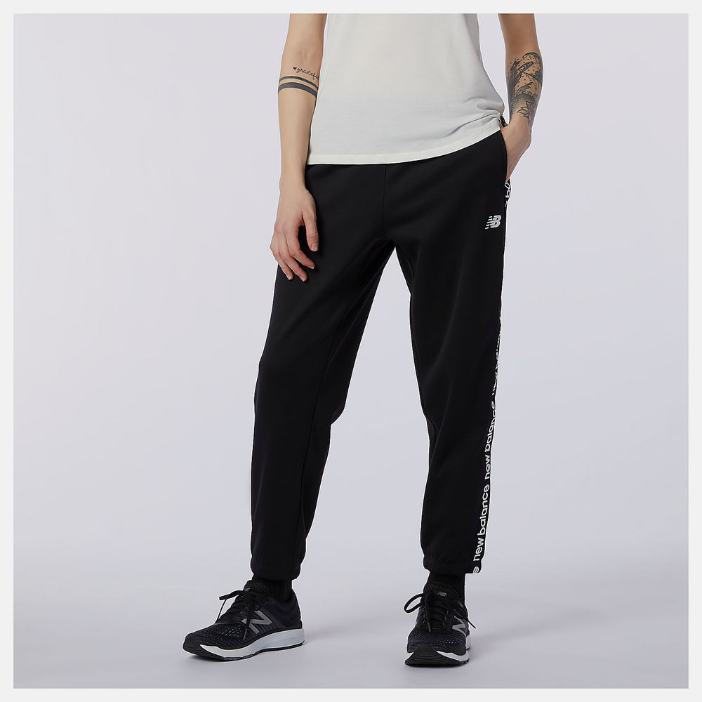 Black Relentless Performance Fleece Pant | New Balance Clothing