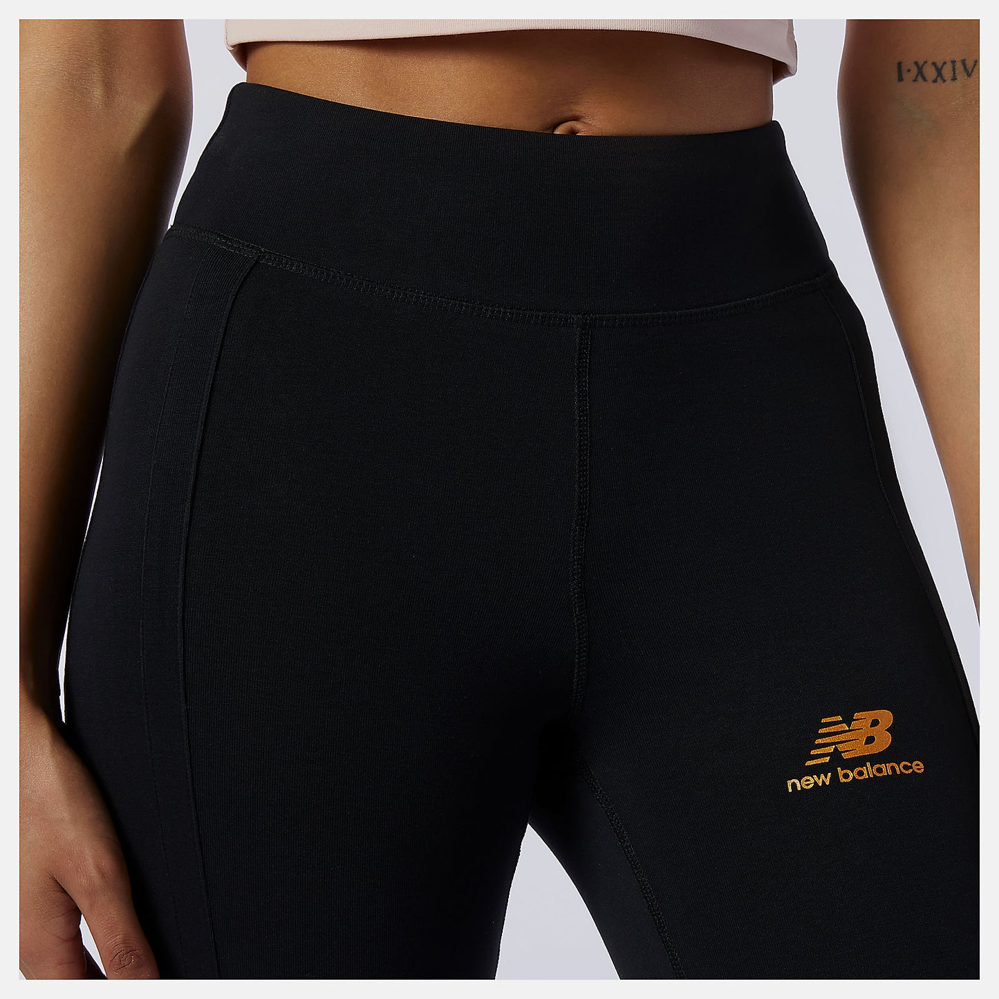 Black NB Athletics Higher Learning Legging | New Balance Clothing