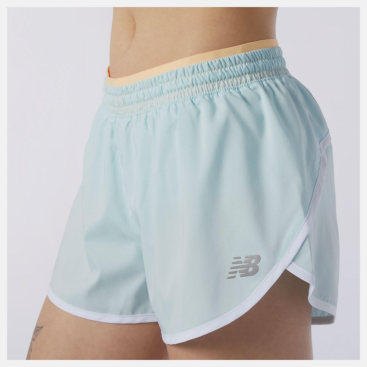 Pale Blue Accelerate Short 2.5 Inch | New Balance Clothing