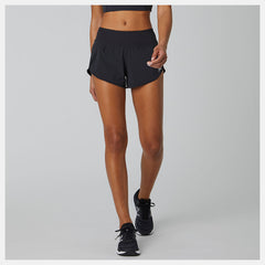 Black Impact Run Short 3 Inch | New Balance Clothing