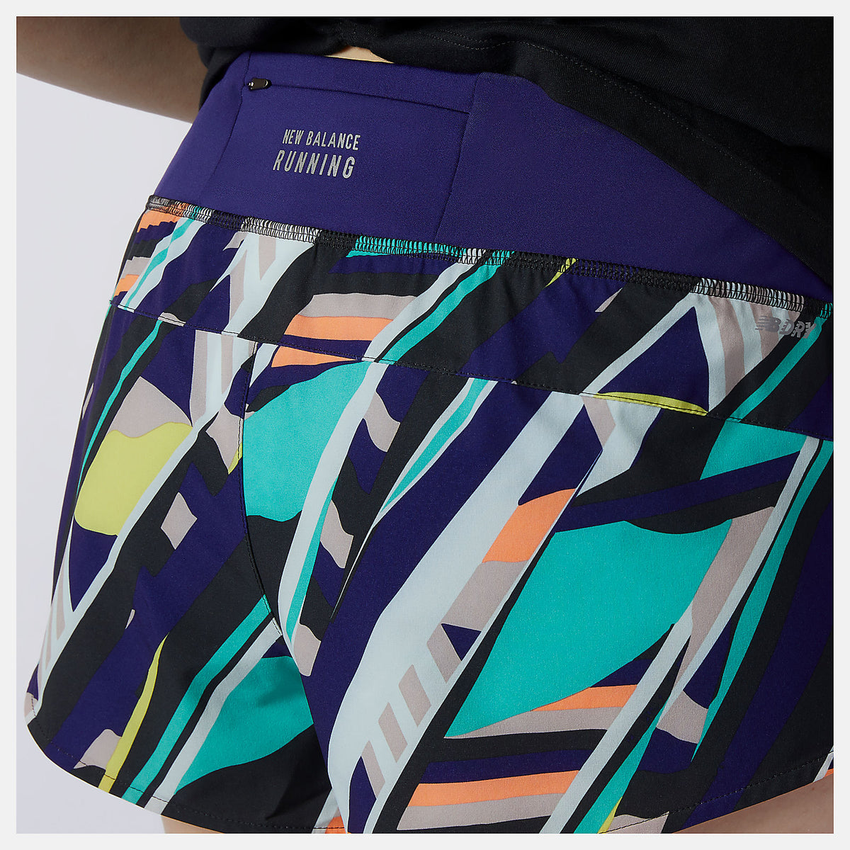 Multi Color Printed Impact Run Short 3 Inch | New Balance Clothing