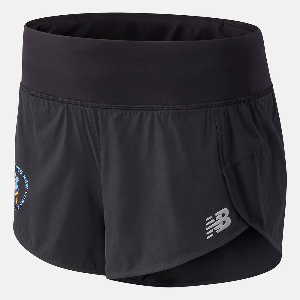 Black NYC Marathon Impact Run Short 3 inch | New Balance Clothing