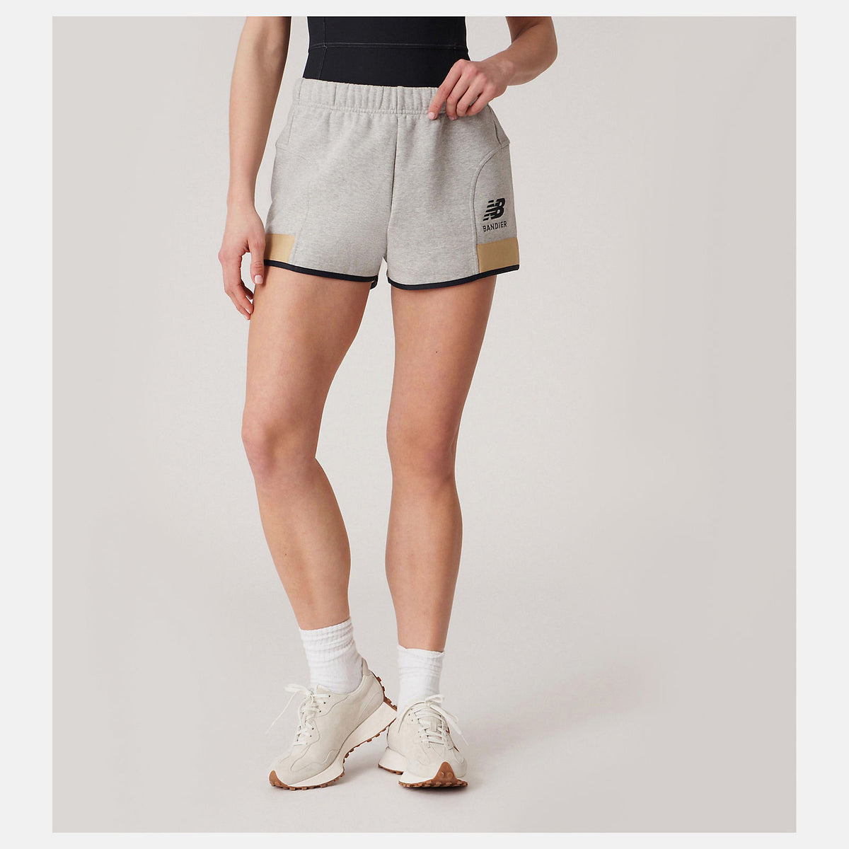 Athletic Grey Bandier Fleece Short | New Balance Clothing
