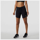 Black Impact Run Short 7 Inch | New Balance Clothing