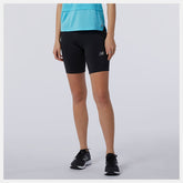 Black Impact Run Fitted Short | New Balance Clothing