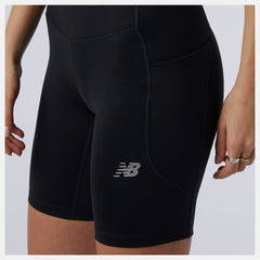 Black Impact Run Fitted Short | New Balance Clothing