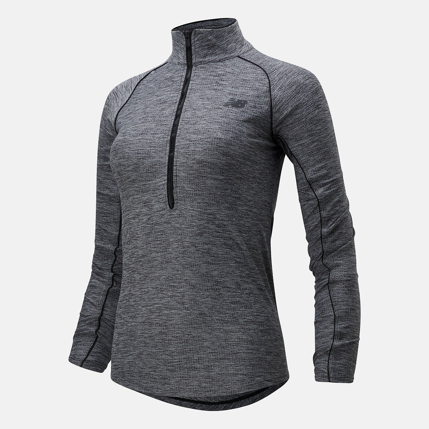 Black Heather Transform 1/2 Zip | New Balance Clothing