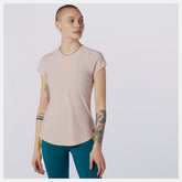 Oyster Pink Transform Perfect T | New Balance Clothing