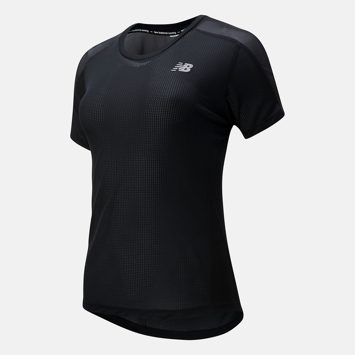 Black Impact Run Short Sleeve | New Balance Clothing