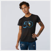 Black NYC Marathon Impact Run Short Sleeve | New Balance Clothing