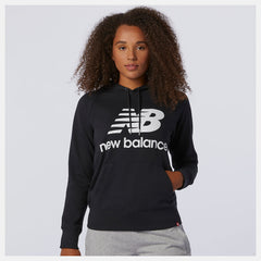 Black NB Essentials Pullover Hoodie | New Balance Clothing
