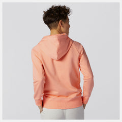 Pink NB Essentials Pullover Hoodie | New Balance Clothing