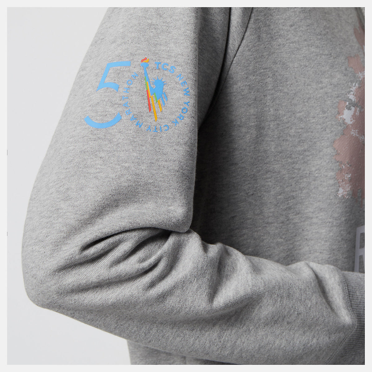 Athletic Grey NYC Marathon Essentials Pullover Hoodie | New Balance Clothing