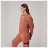 Terra Cotta Bandier Fleece Crew | New Balance Clothing
