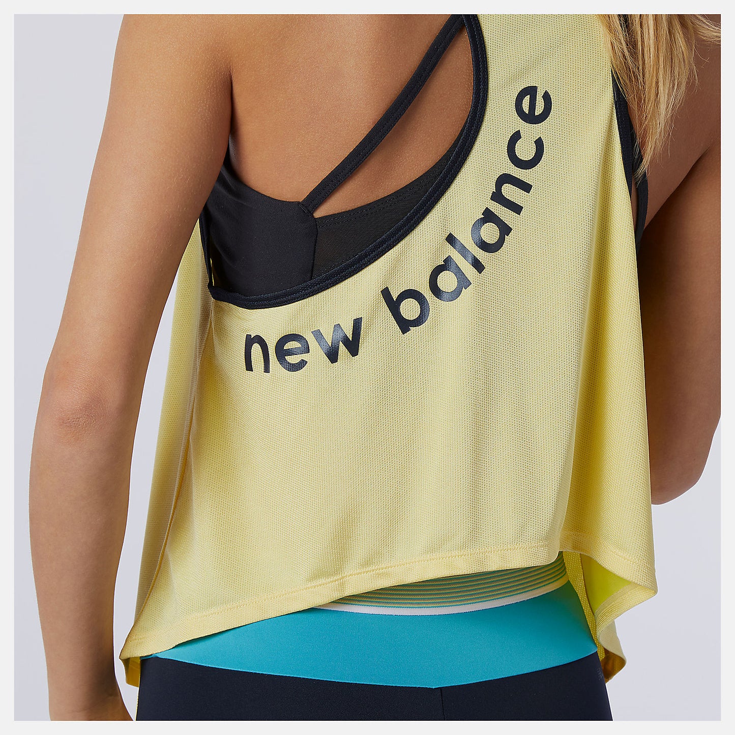 Lemon Haze Achiever Mesh Tank | New Balance Clothing