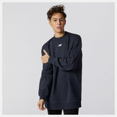 Eclipse Heather Achiever Crew Sweatshirt | New Balance Clothing