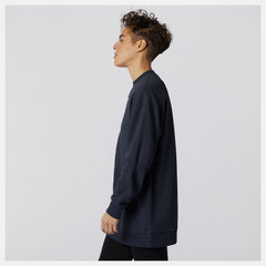 Eclipse Heather Achiever Crew Sweatshirt | New Balance Clothing