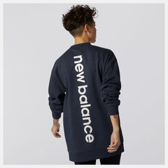 Eclipse Heather Achiever Crew Sweatshirt | New Balance Clothing