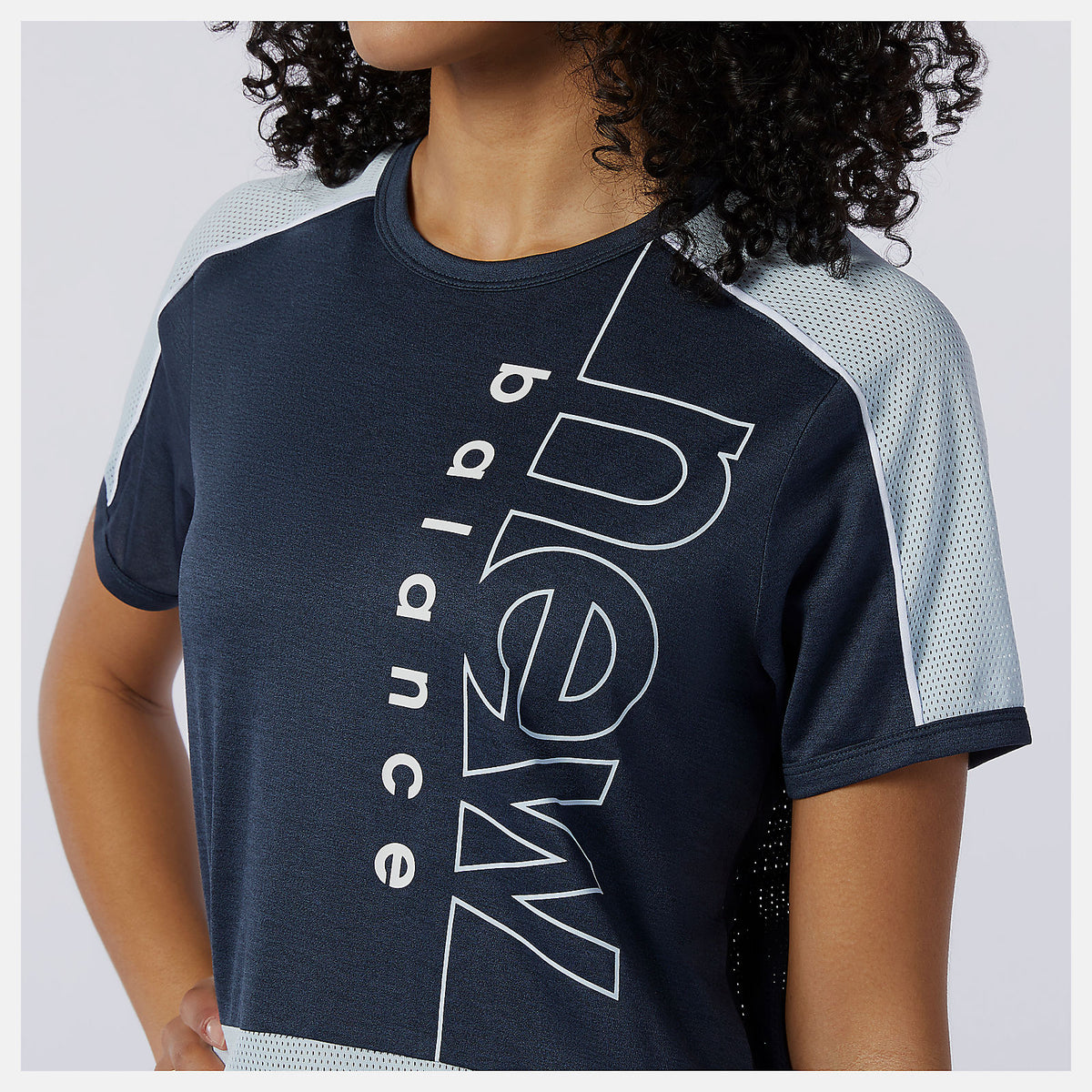 Eclipse Printed Fast Flight Short Sleeve Top | New Balance Clothing