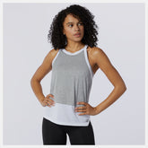 Athletic Grey Impact Run Hybrid Tank | New Balance Clothing