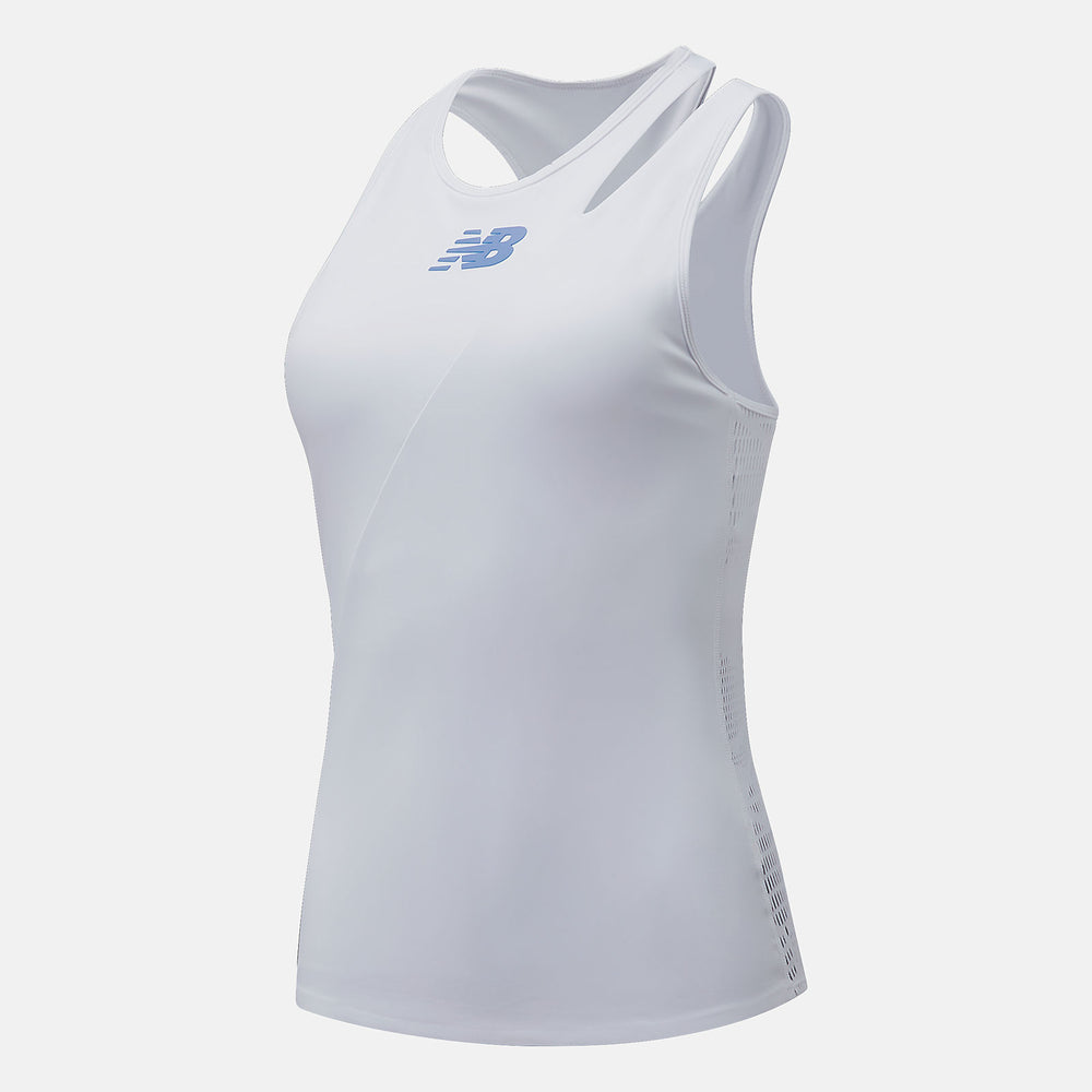 White Tournament Mesh Tank | New Balance Clothing